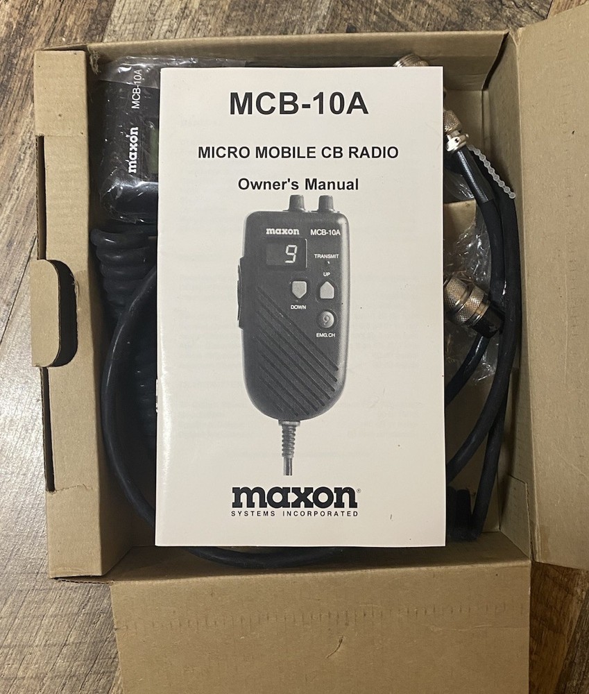 MAXON MCB-10A MICRO MOBILE CB RADIO / 40