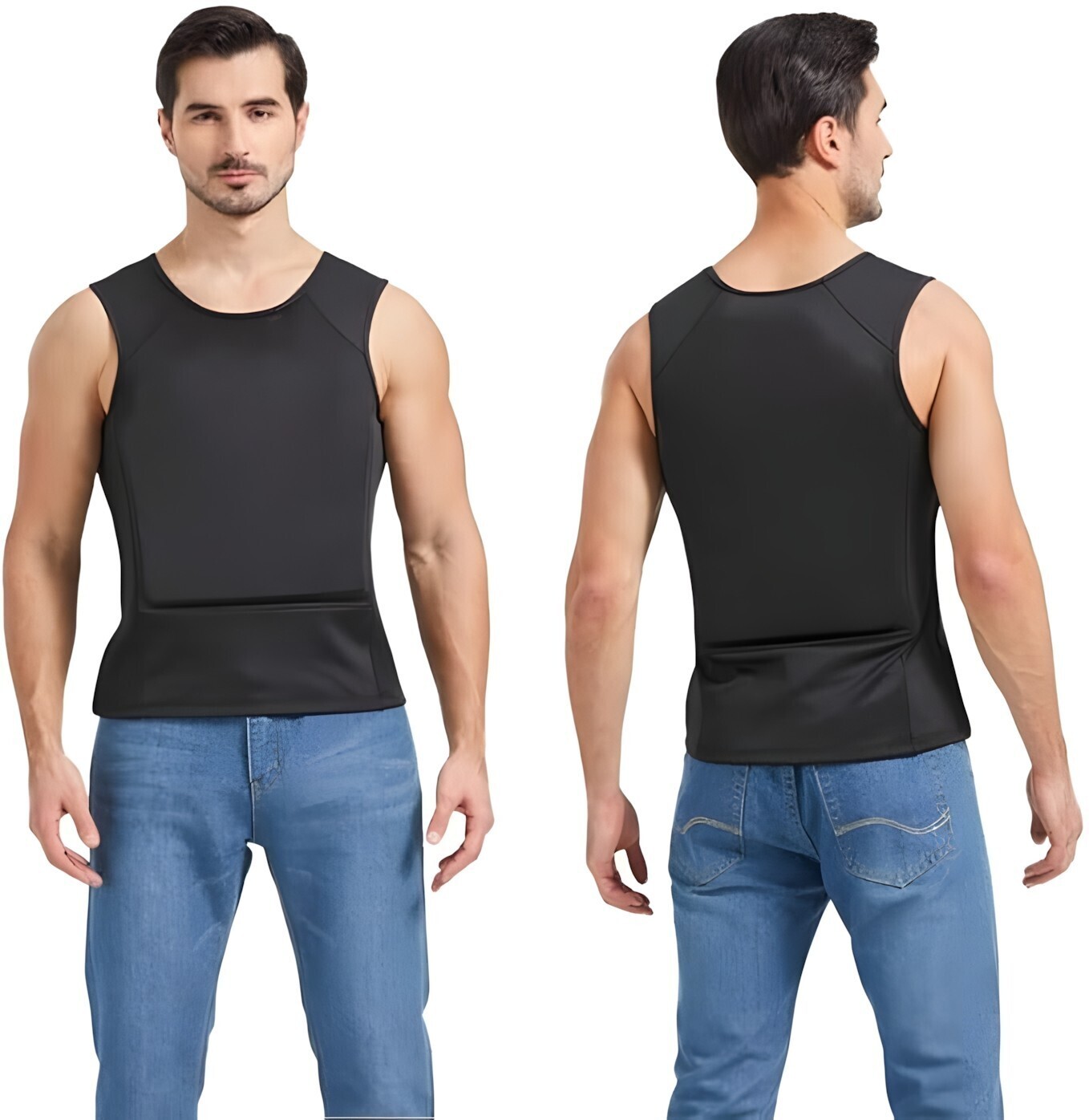 Body Armor Bulletproof Vest NIJ IIIA Stab-Proof Concealed Undershirt Security