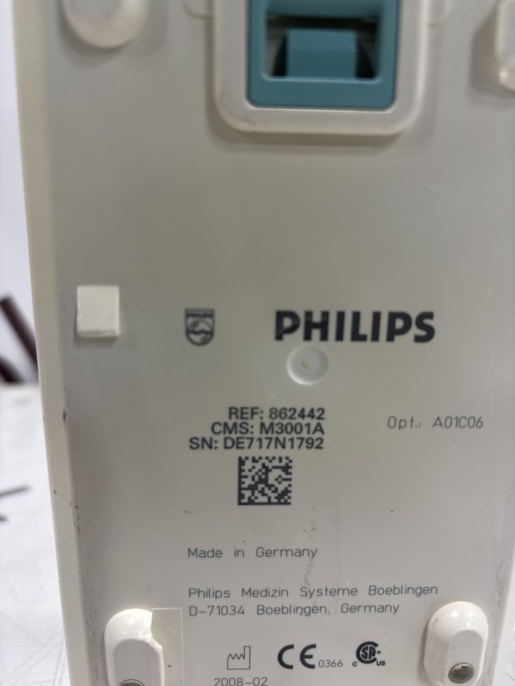 Philips M3001A-A01C06 Fast SpO2, NIBP, ECG, Temp, IBP MMS Module