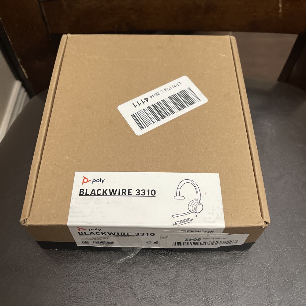 New Poly Blackwire 3310 USB-C Headset 767F8AA