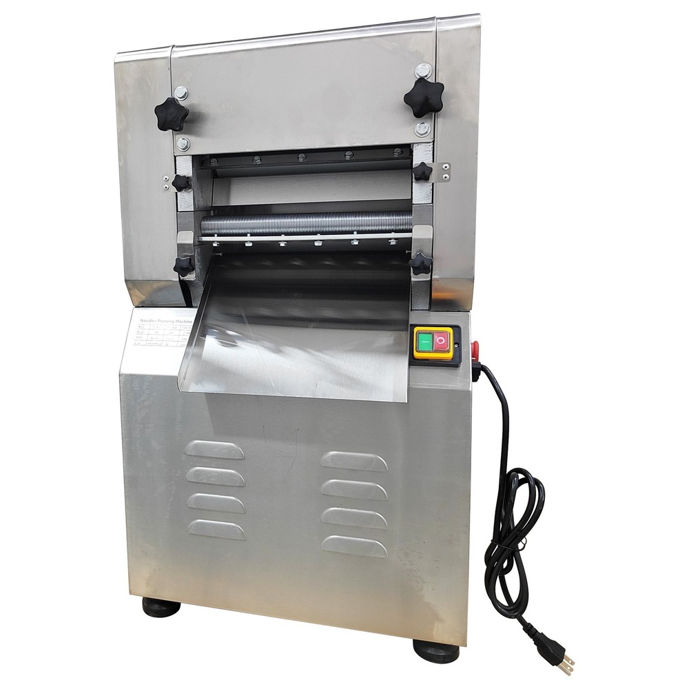 110V Dough Sheet Roller Noodles Maker with 1.5mm Cutter 11.4" Width Roller