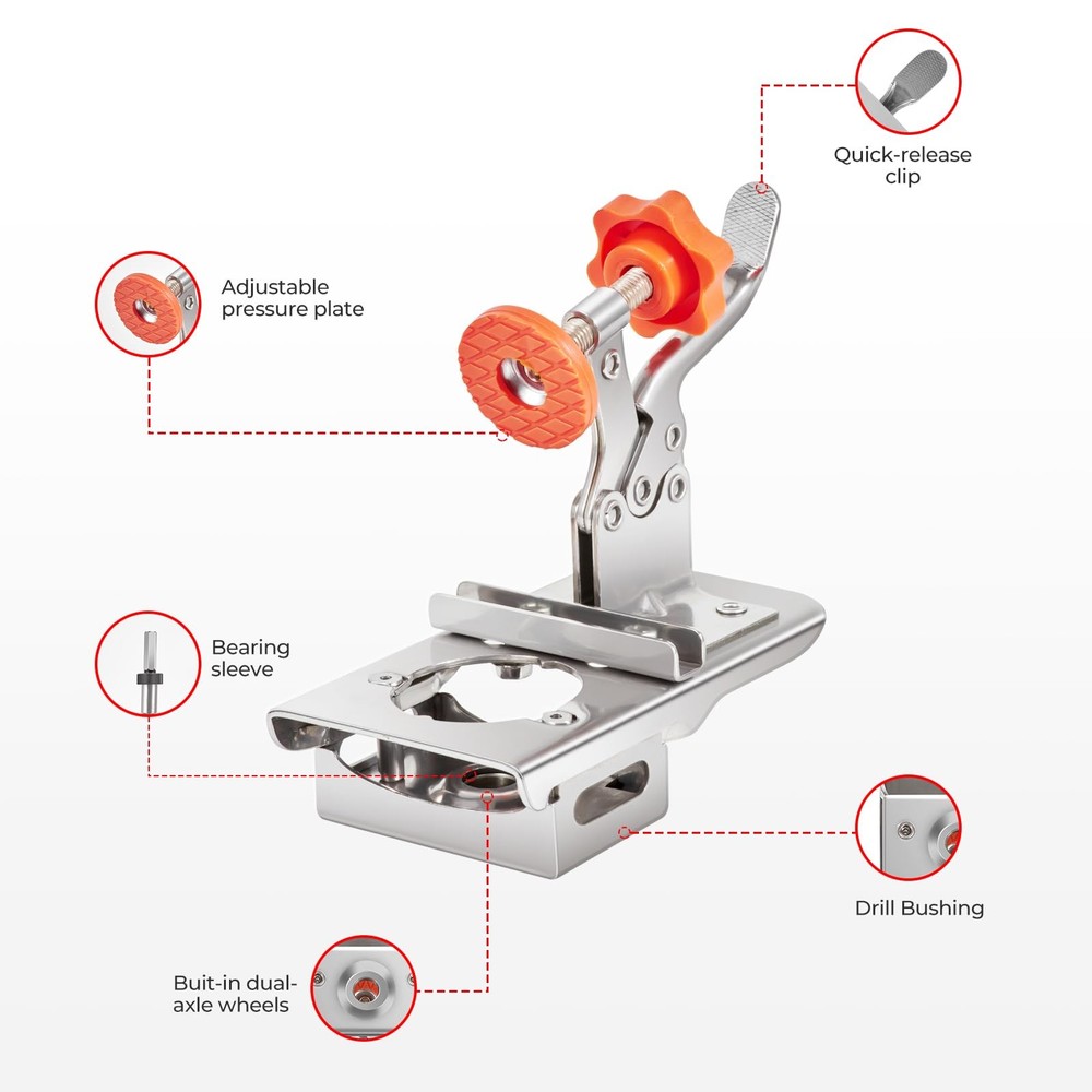 Imbot Metal Concealed Hinge Clamp Fixture Precision Locking Cabinet, Adjustab