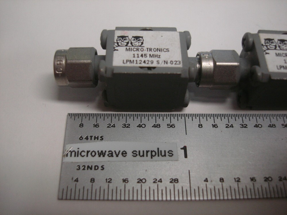 Micro Tronics LPM124295 SMA Low Pass Filter 1145 MHz