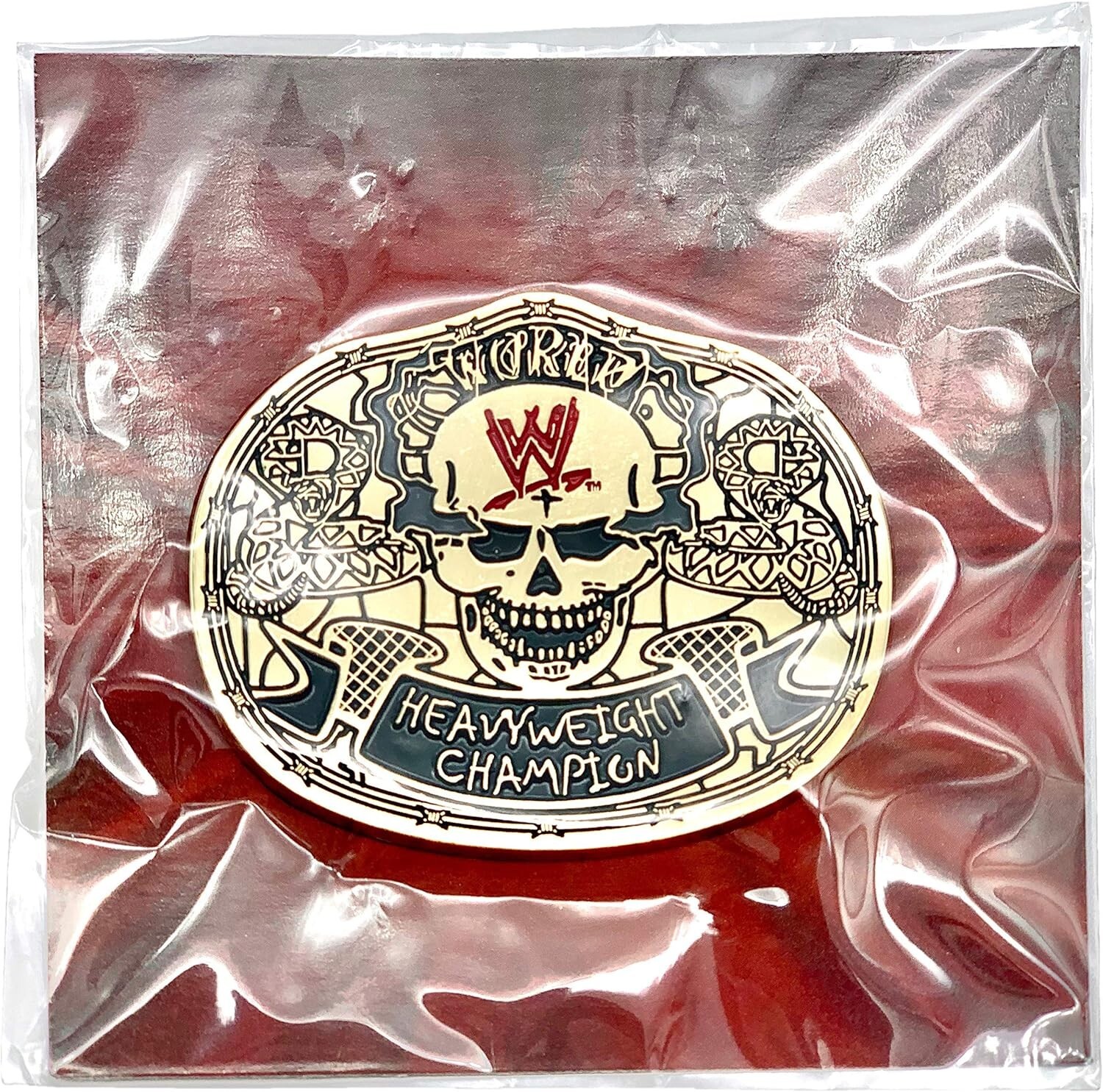 WWE Smoking Skull World Heavyweight Championship Pin, Loot Crate Slam Crate 2017