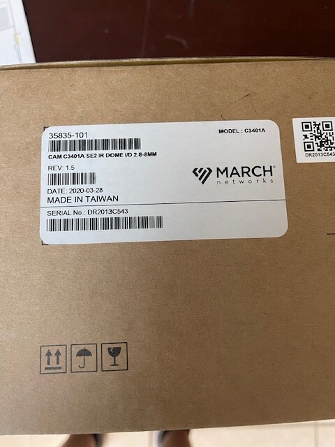 March Networks 35835-101 Model C3401a Network Camera