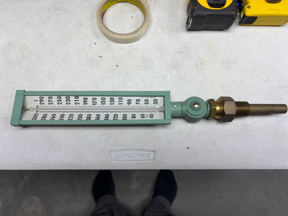 WEISS INSTRUMENTS 9VS35 THERMOMETER
