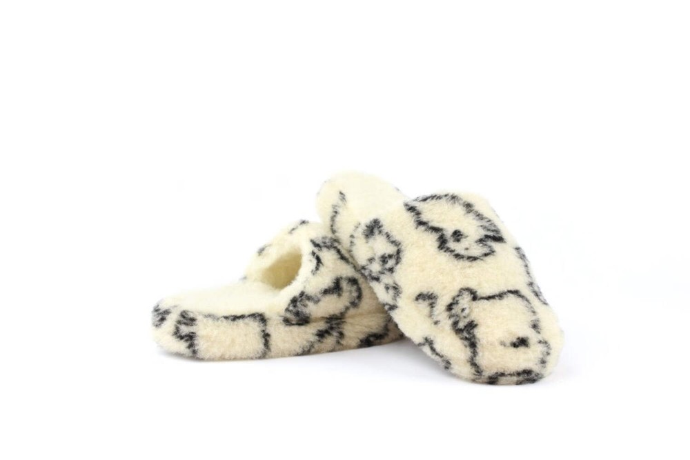 Sheep Print Slippers