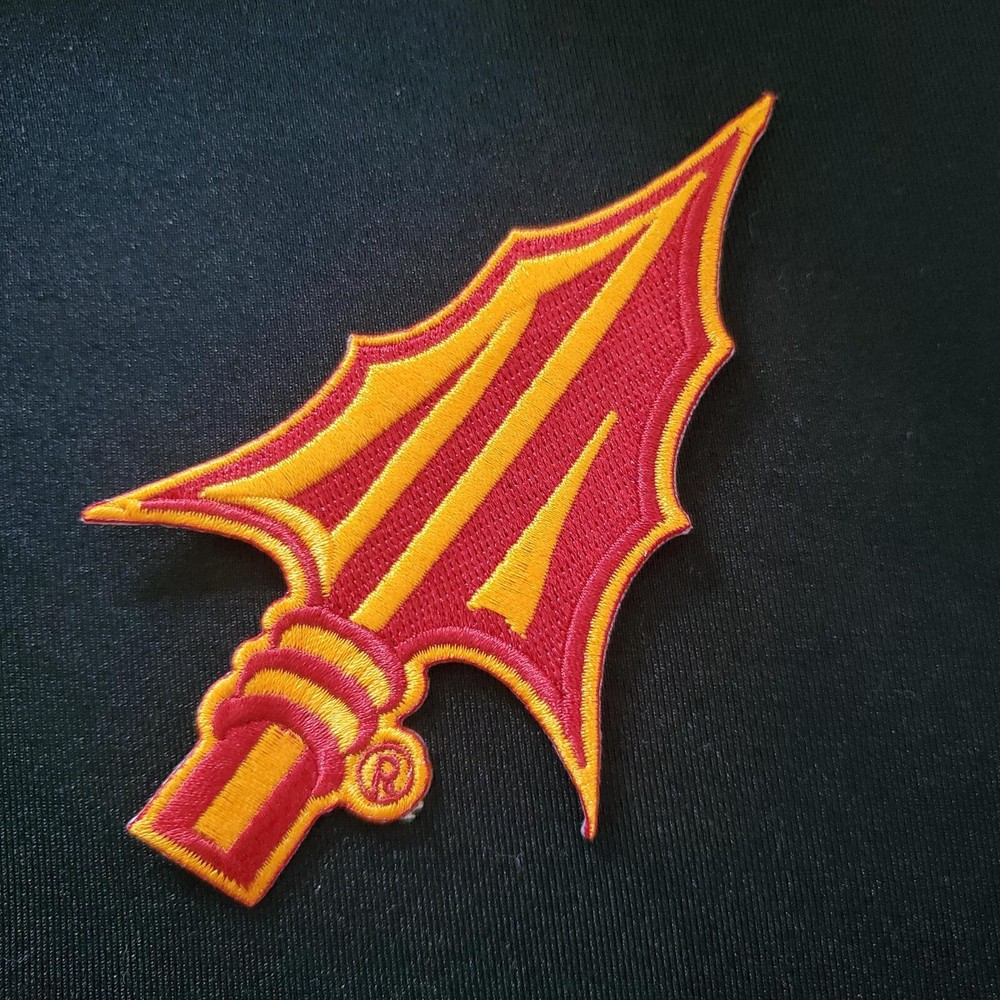 Fsu Spear Patch. Fully Embroidered. Iron On Backing. 4"x 2" Patch.