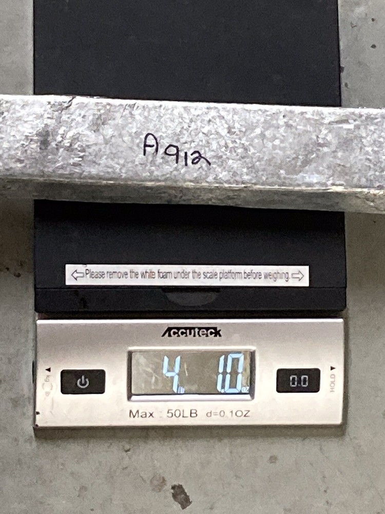 ZINC BAR 4 Lbs. Been Tested #912