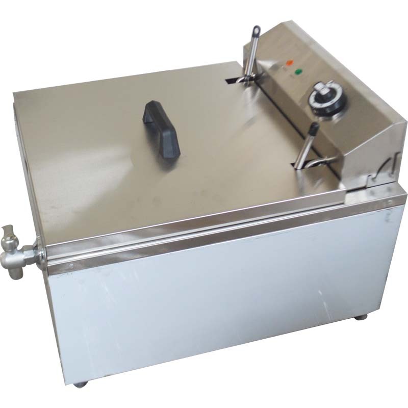 INTBUYING 110V Funnel Cake Deep Fryer Machine Round Mold Ring Consistent Shape