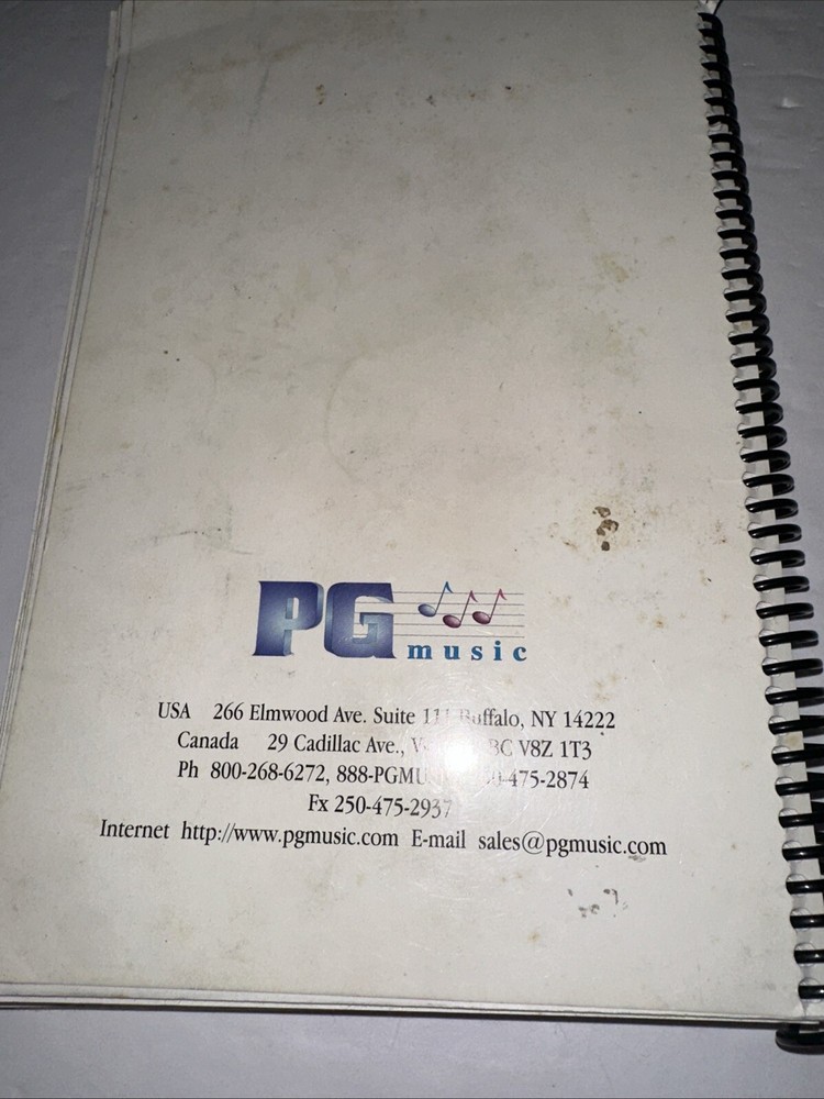 Power Tracks Pro Audio Users, Guide Book ( ONLY) Vintage