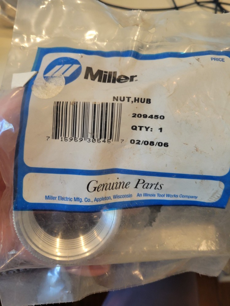Miller 209450 Nut, Hub