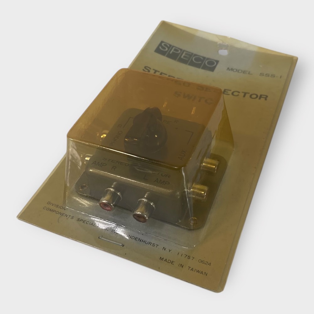 Speco SSS-I Stereo Selector Switch *NEW*