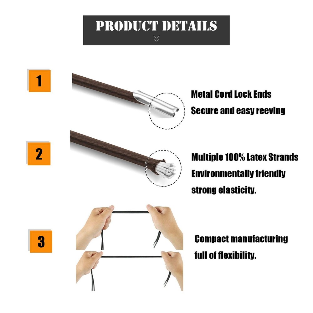 Universal Replacement Bungee Cords for Zero Gravity Chair Zero Gravity Reclin...