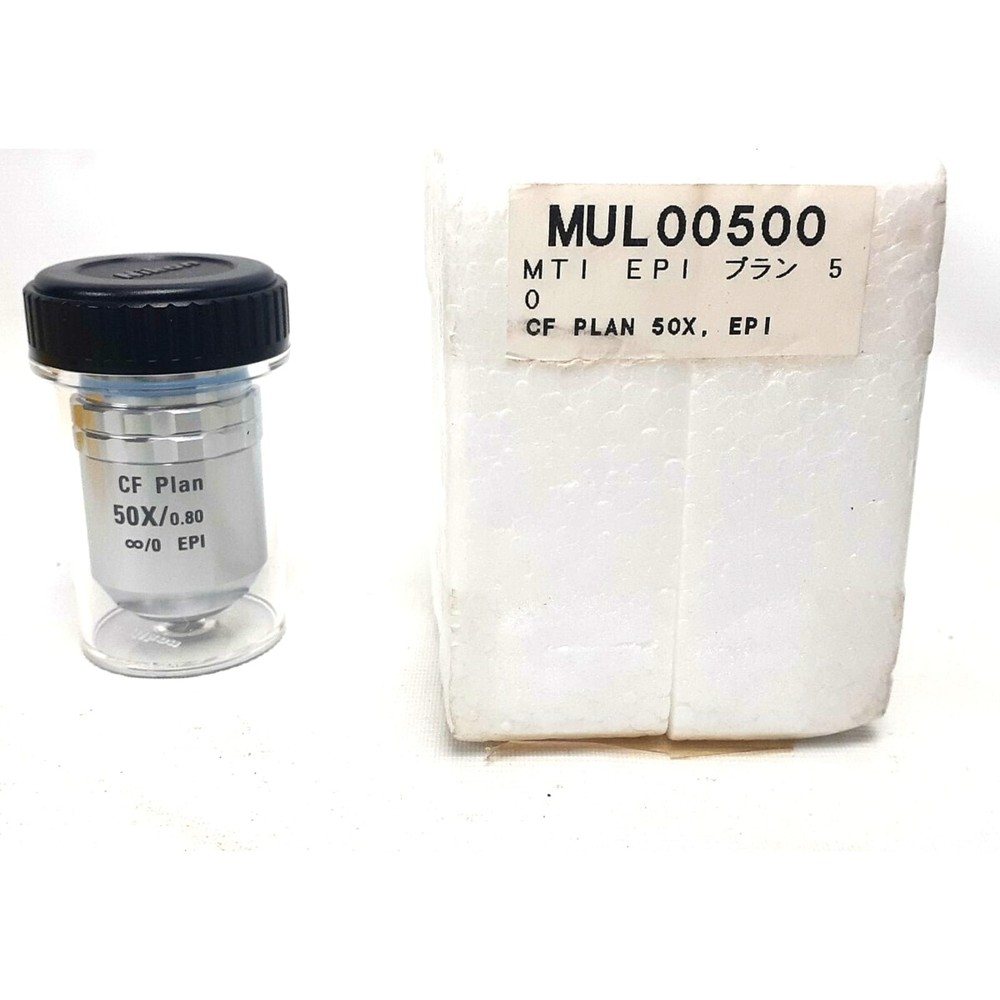 NIKON CF PLAN EPI 50X 0.80 Microscope Objective Lens New