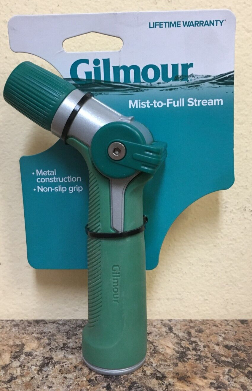 Gilmour Spruce Medium Duty Adjustable Metal Watering Nozzle