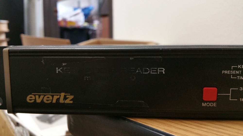 Evertz Key Code Reader Model 5500
