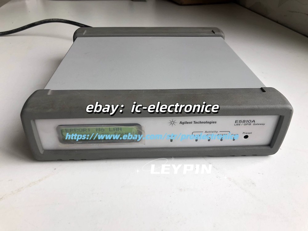Agilent Keysight E5810A LAN / GPIB Gateway Network Device (CWT44)#ic