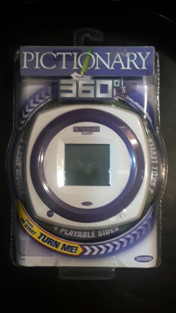 Radica Electronic 360 Pictionary Game 4 Playable Sides 3 Modes 2 Skill Levels
