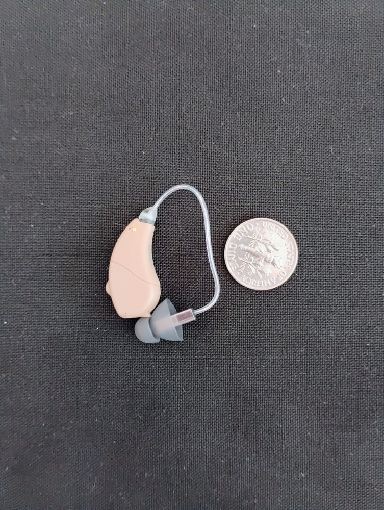 PROGRAMMABLE mini BTE HEARING AID RIGHT .4 PROGRAMS  fit severe profound loss US