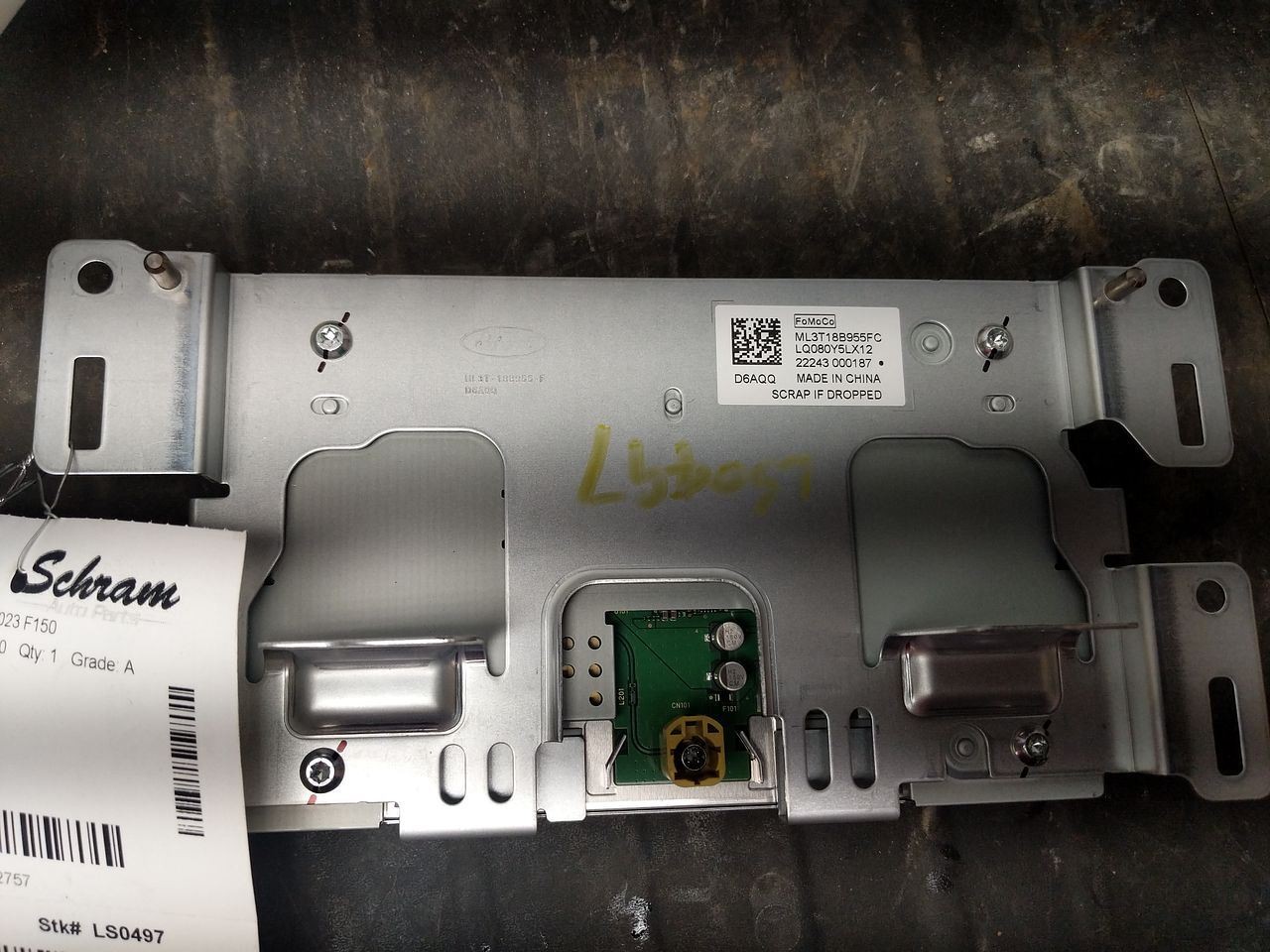 Info-GPS-TV Screen Front Dash Fits 21-23 FORD F150 PICKUP 3062757