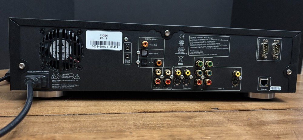 Escient Fireball MX-111 Digital Media Manager (does not power on)