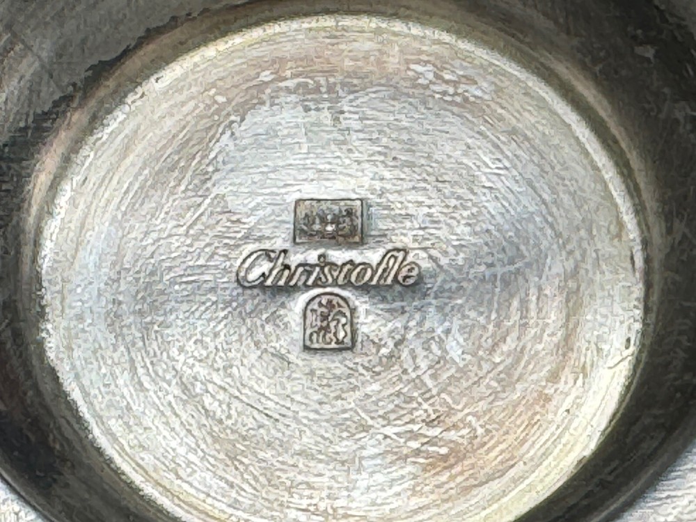 Small CHRISTOFLE SILVERPLATE CREAMER w/ Box