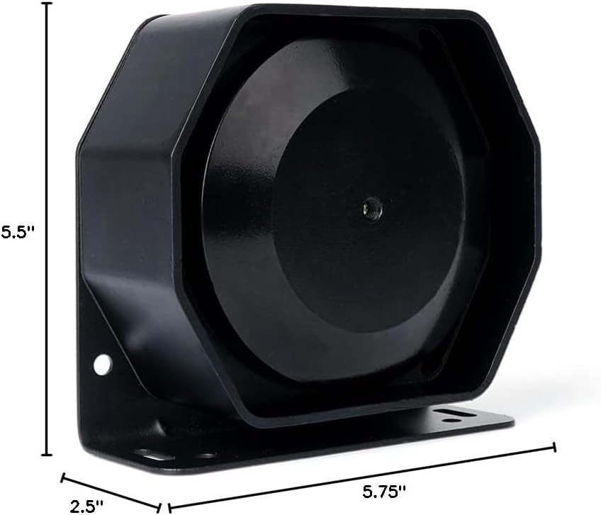 Compact 200 Watt High Performance Extra Slim Siren Speaker Capable with Any 1...