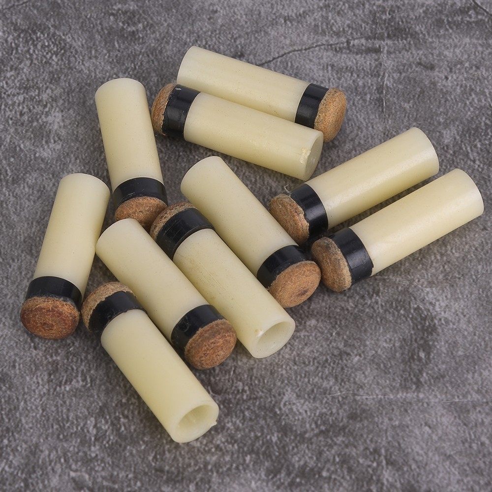 10PCS Billiards Cue Pool Tip Replacement For DIY Players Plastic+
