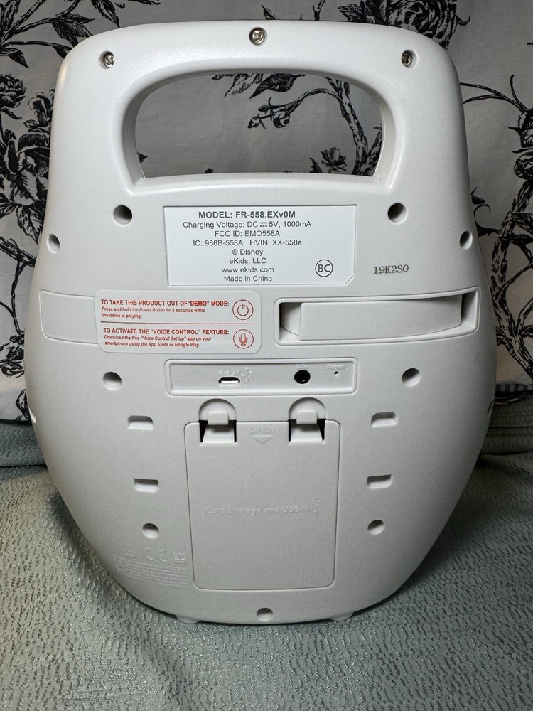 Disney Frozen 2 Bluetooth MP3 Karoake Machine Missing Microphone Working