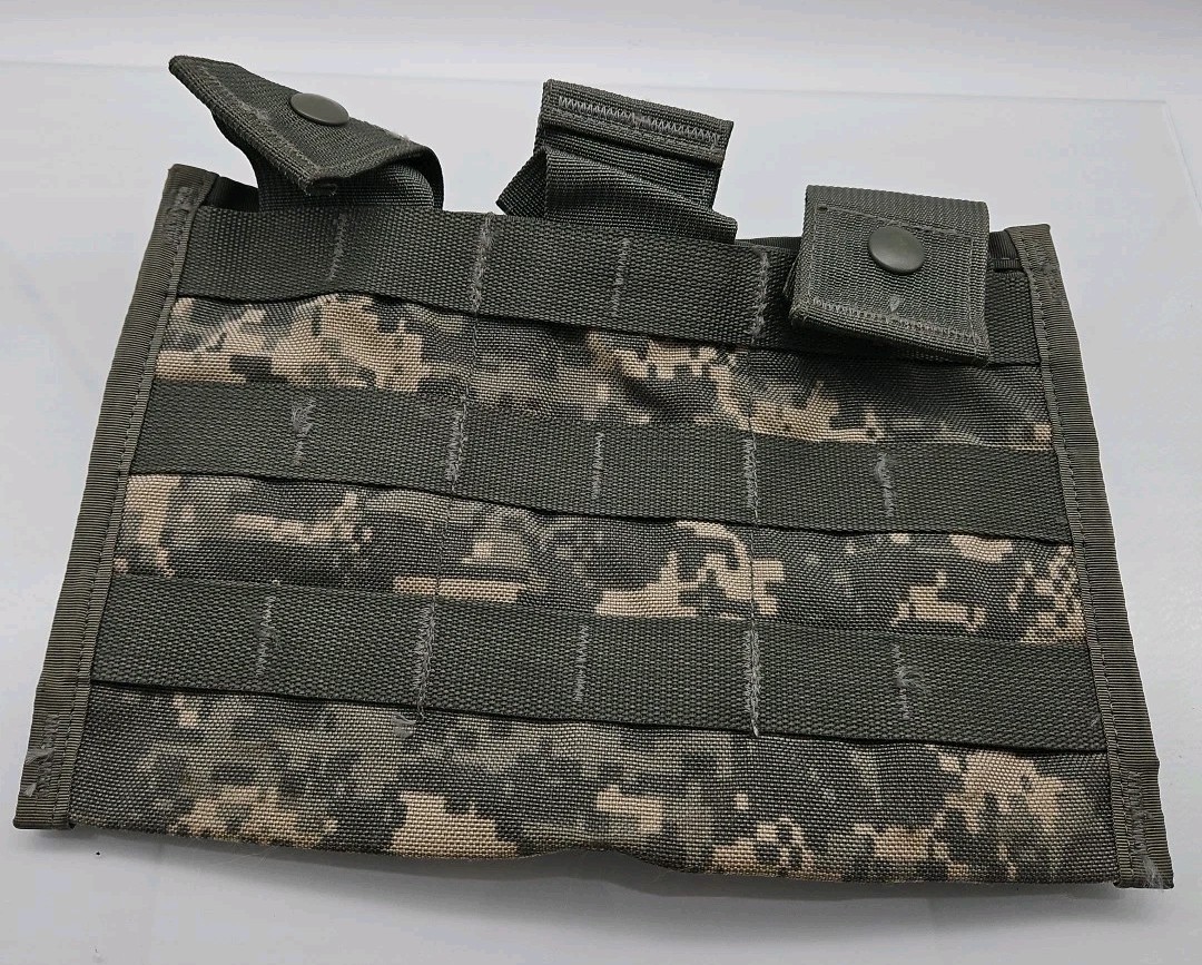 US Military Molle Triple Mag Pouch, ACU Digital, 8465-01-525-0598 New