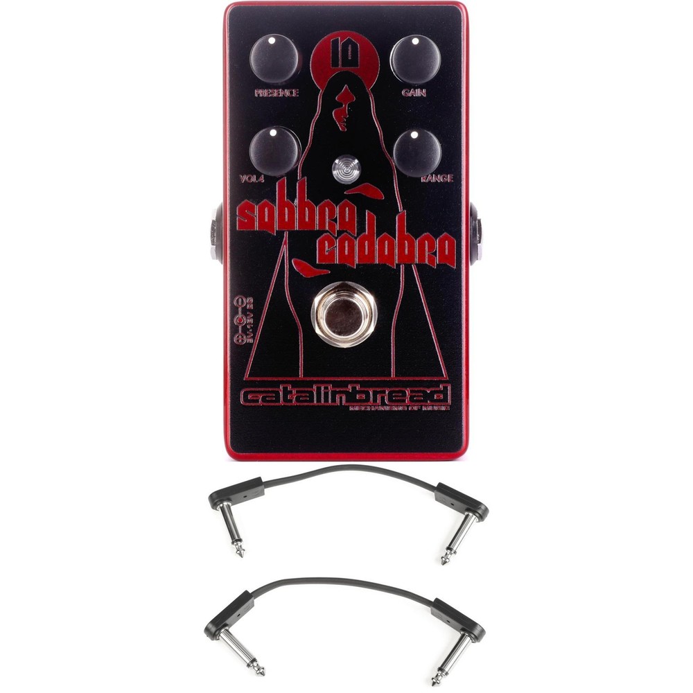 Catalinbread Sabbra Cadabra Overdrive Pedal with EBS Patch Cables - 10th