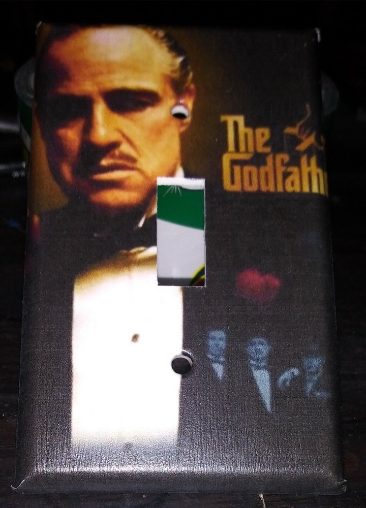 Custom Handmade The Godfather Single Toggle Light Switch Cover