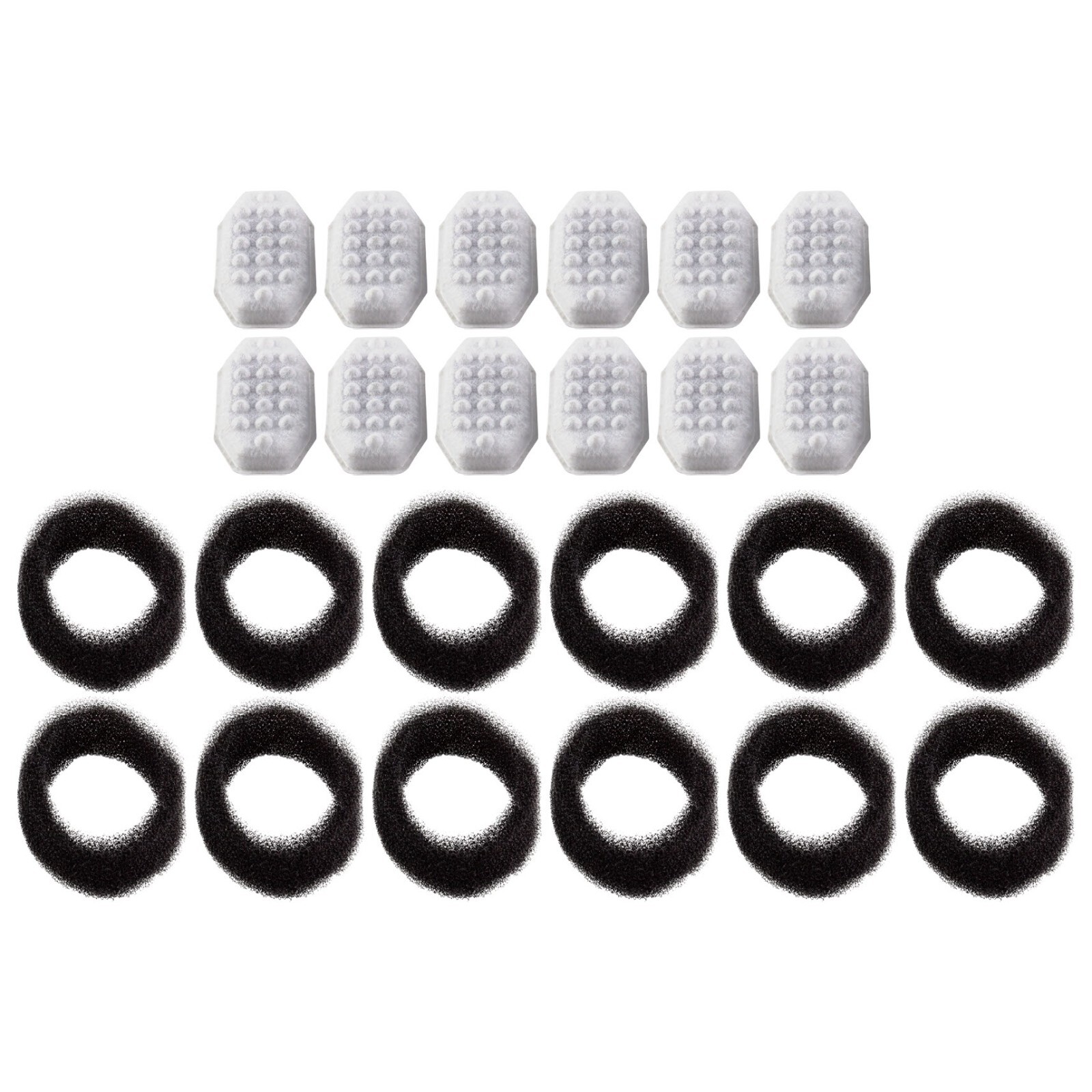 Water Filters For Rellaty and Neareal 108oz/3.2L Pet Water Fountain, 12 Pack