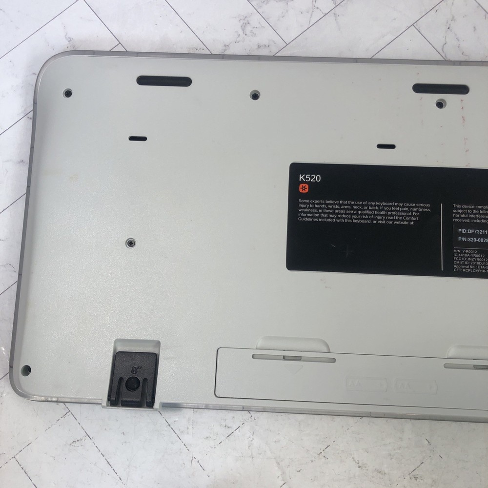 Logitech K520 Wireless Keyboard & M525 Mouse, USB Receiver