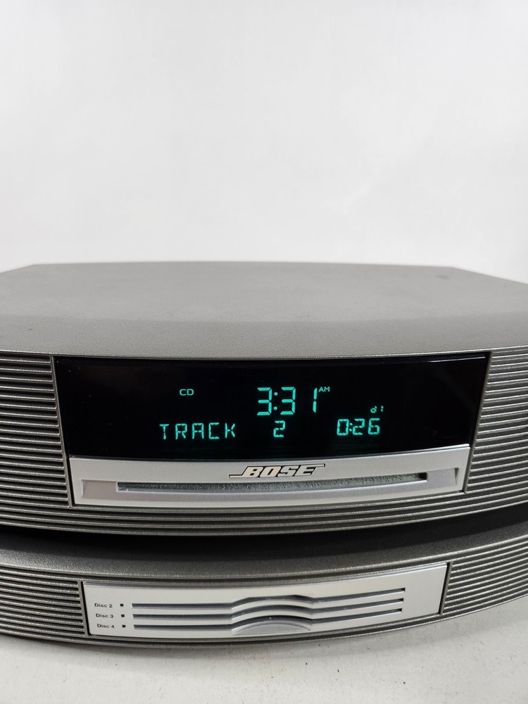 Bose Wave Music System CD Player Model With Multi CD Changer Remote Tested