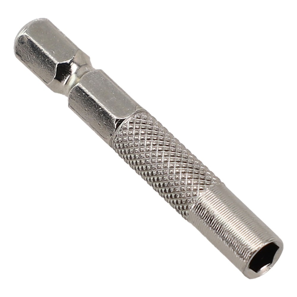 Screwdriver Adapter Insert Bit Adapter Chrome-vanadium Steel Hexagon Silver