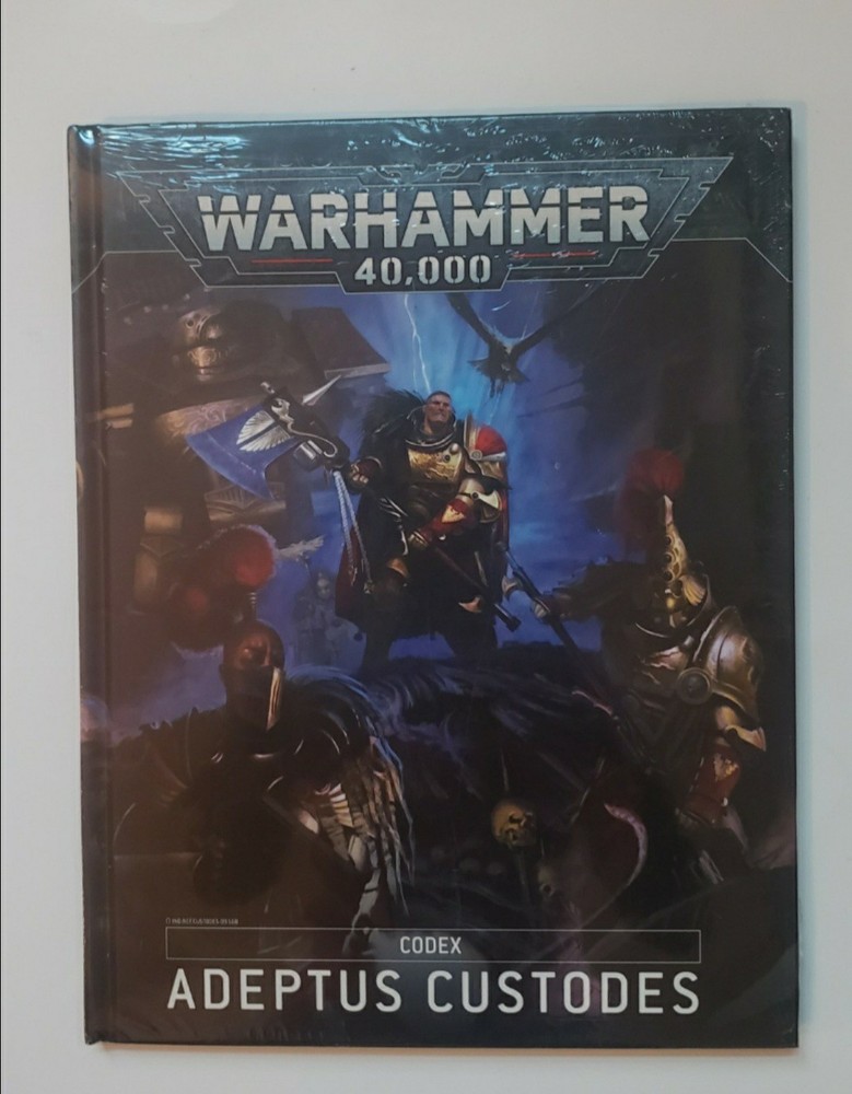 Warhammer 40000 CODEX ADEPTUS CUSTODES   NEW AND SEALED