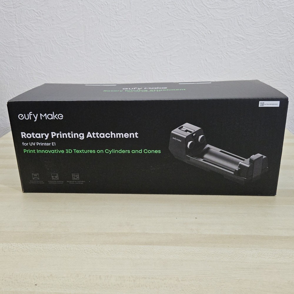 eufyMake Rotary Printing Attachment for UV Printer E1 + Rotary Materials Kit