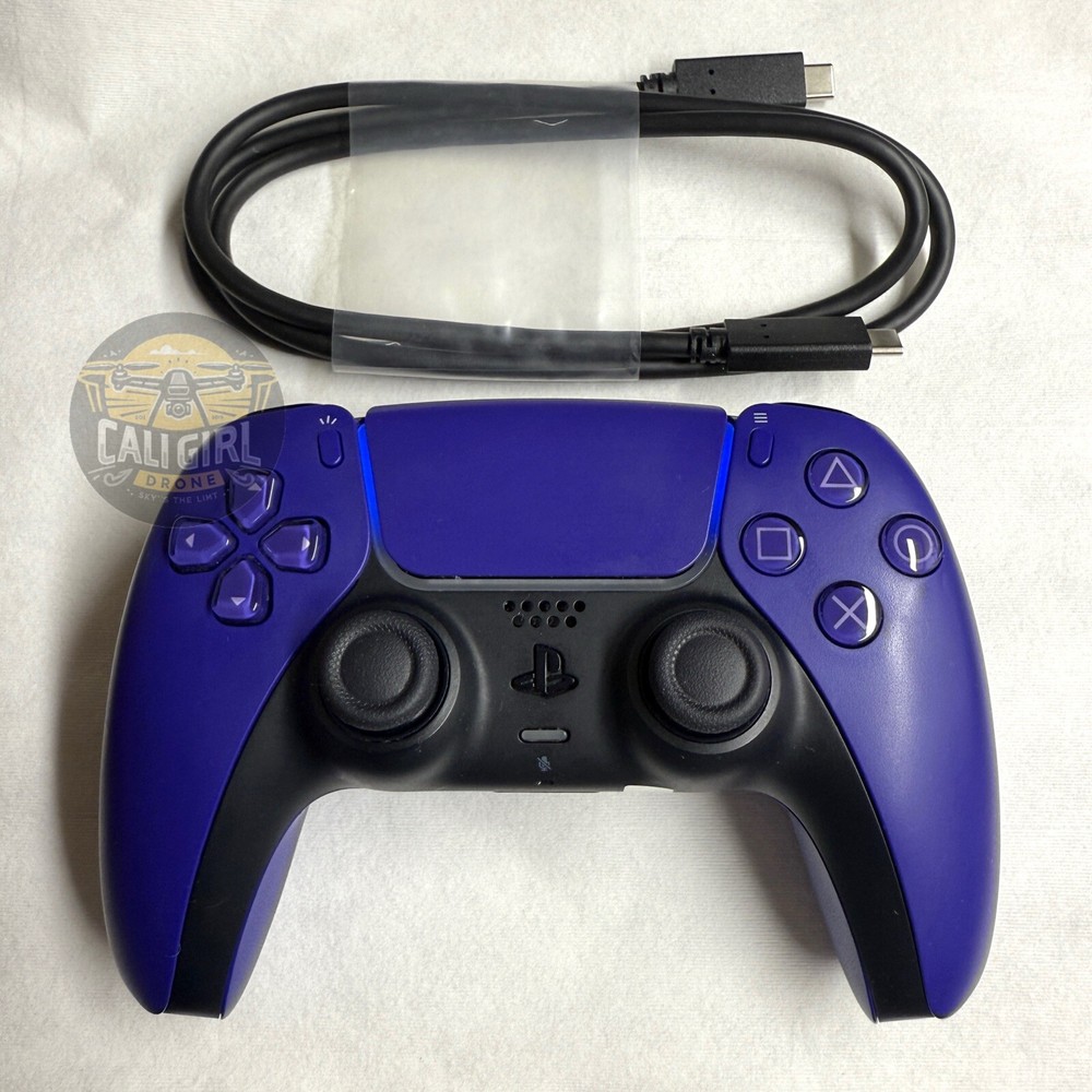 Sony PlayStation 5 DualSense Wireless Controller - Galactic Purple + USB Cable