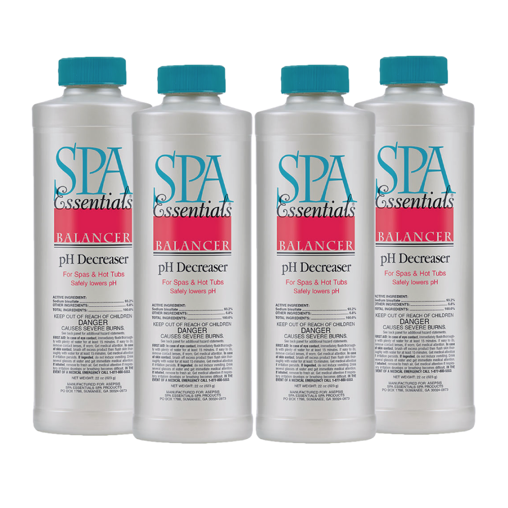 Spa Essentials pH Decreaser - 22 oz (4 Pack)
