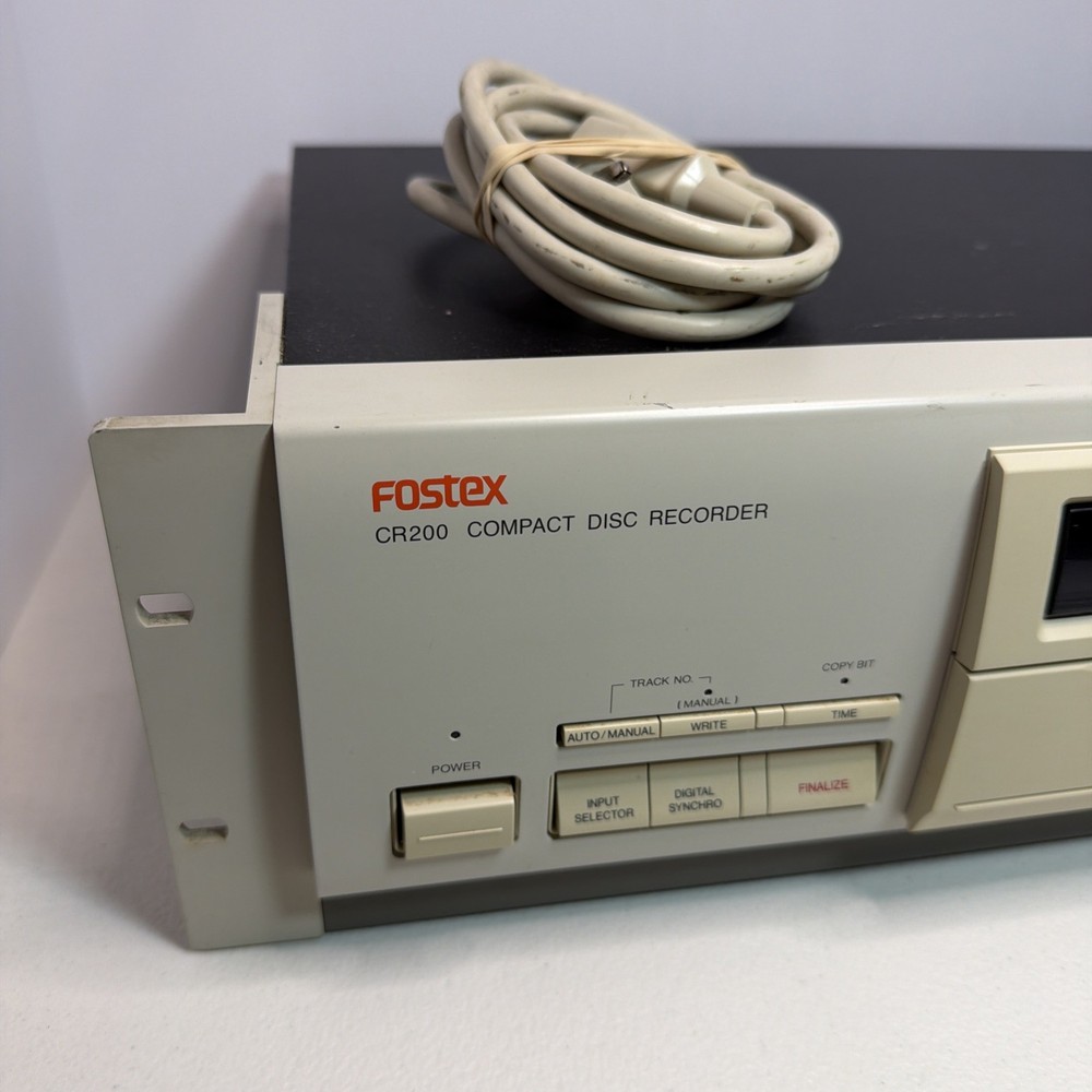 Fostex CR200 Compact Disc Recorder High Quality CD Player 1998 - Tested Great!