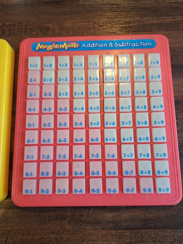 Vintage 1993 Magic Math Multiplication Addition Subtraction Educational Learning
