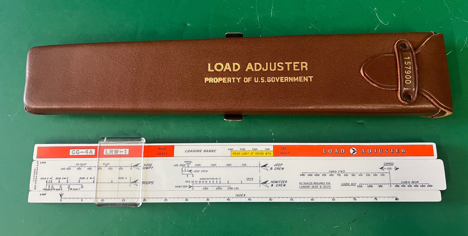 ARMY AIR FORCES CG-4A INVASION GLIDER LOAD ADJUSTER