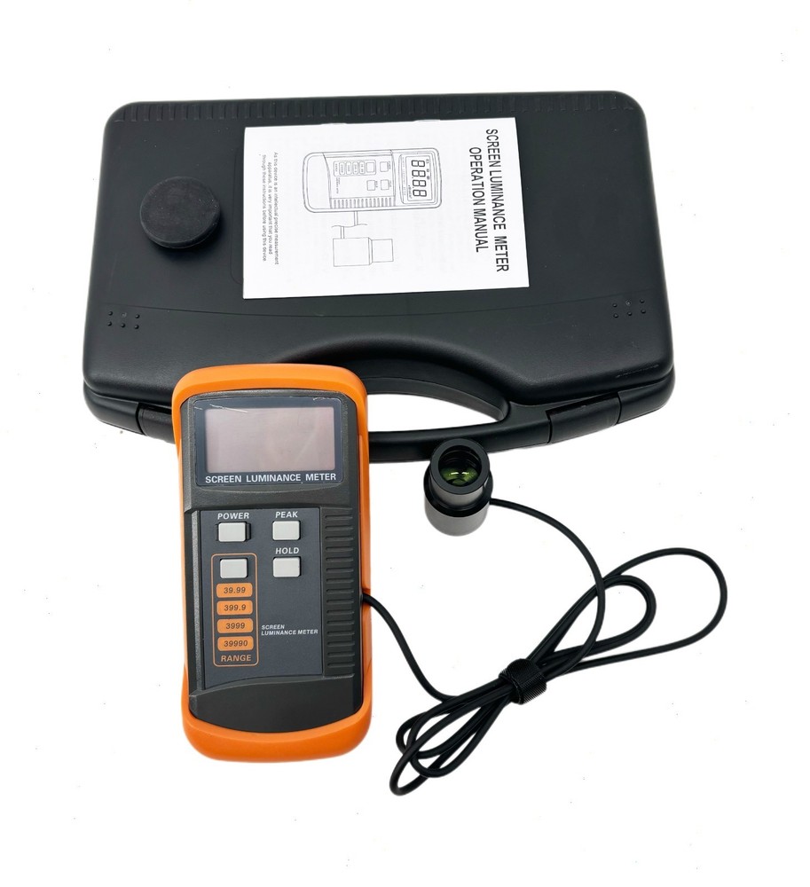 Handheld Screen Luminance Meter with Range 0.01-39990cd/m² Peak Value Latching