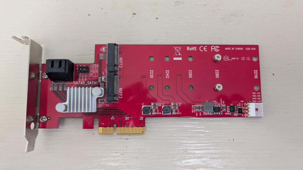 StarTech 2x M.2 SSD Controller Card - PCIe PEX2M2