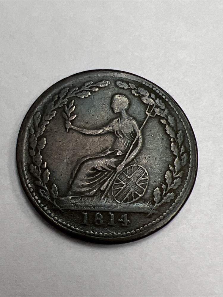 1814 Wellington Canada Halfpenny Token