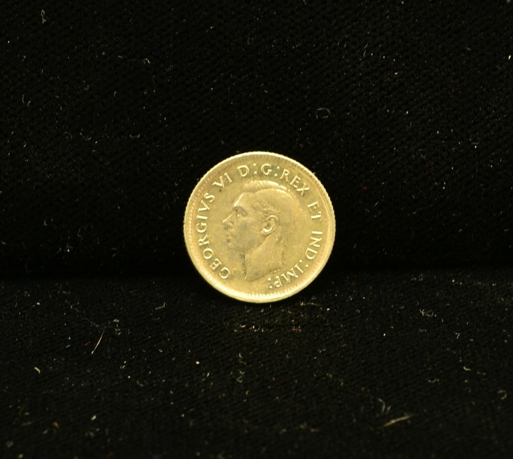 1944 CANADA 10 CENT 80% SILVER KM#34 #EB12030