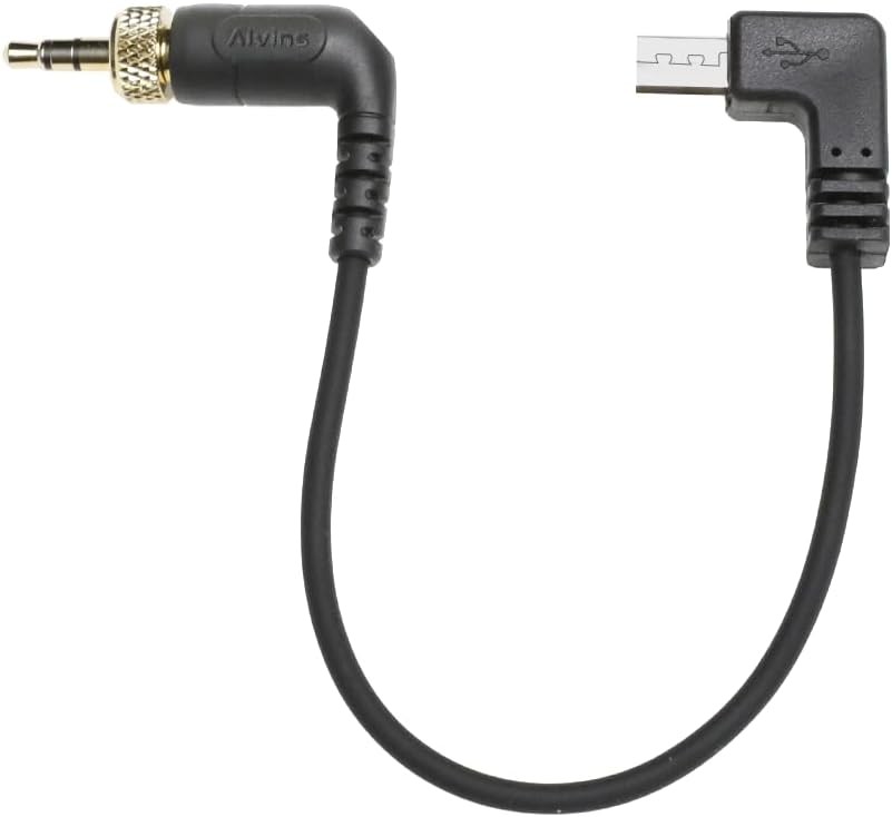 Timecode Cable for Sony FX3 FX30 from Deity TC-1 Locking 3.5mm TRS to Micro USB