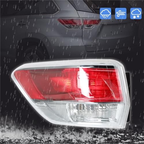 Driver Side Outer Tail Light Replacement for Highlander 2014 2015 Left Side